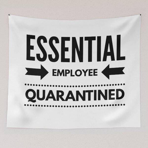 Item preview, Funny Essential Employee designed and sold by junaid ali.
