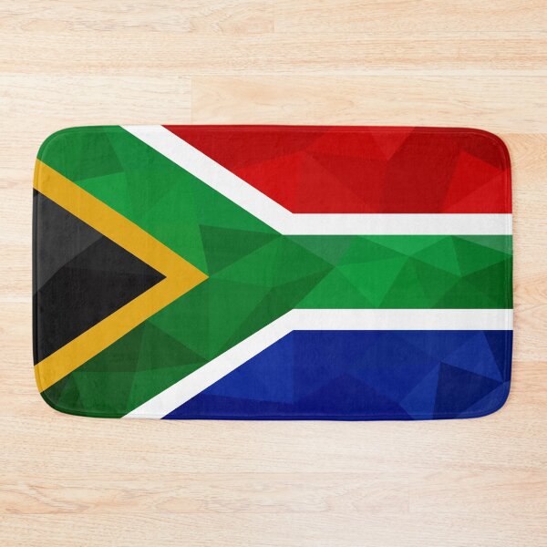Item preview, Geometric South Africa Flag Design in Bold Colors designed and sold by OrangePoly.