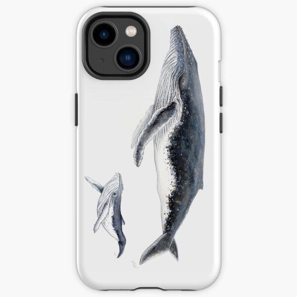 Humpback whale mother and baby whale Megaptera novaeangliae iPhone Tough Case