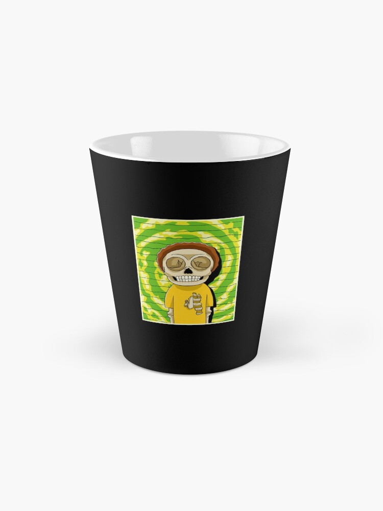 Alternate view of morty rick and morty skull Mug