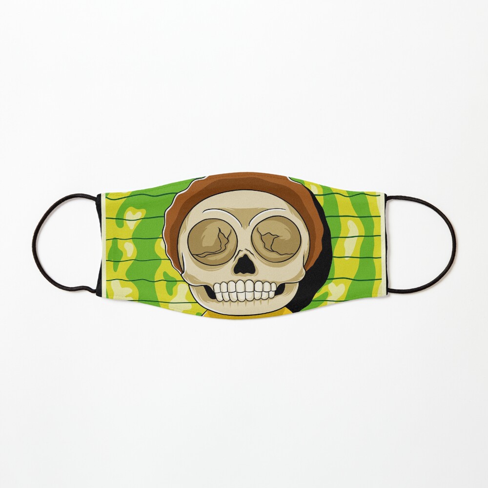 morty rick and morty skull Mask
