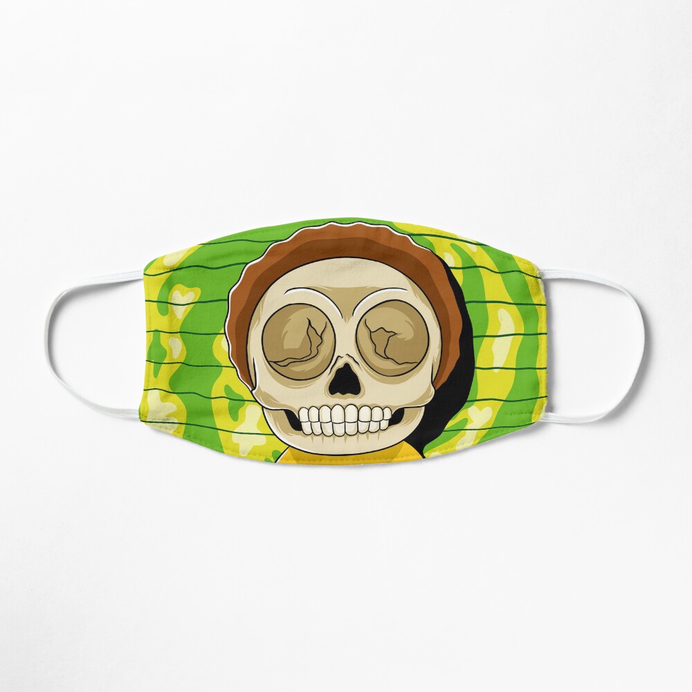 morty rick and morty skull Mask