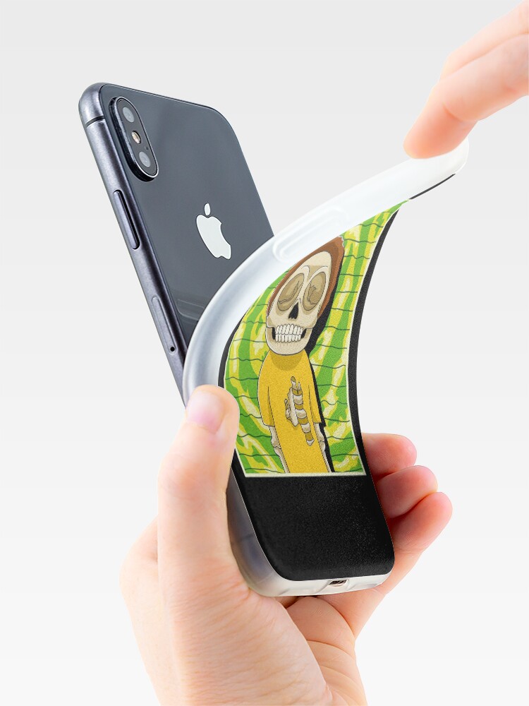 Alternate view of morty rick and morty skull iPhone Case & Cover