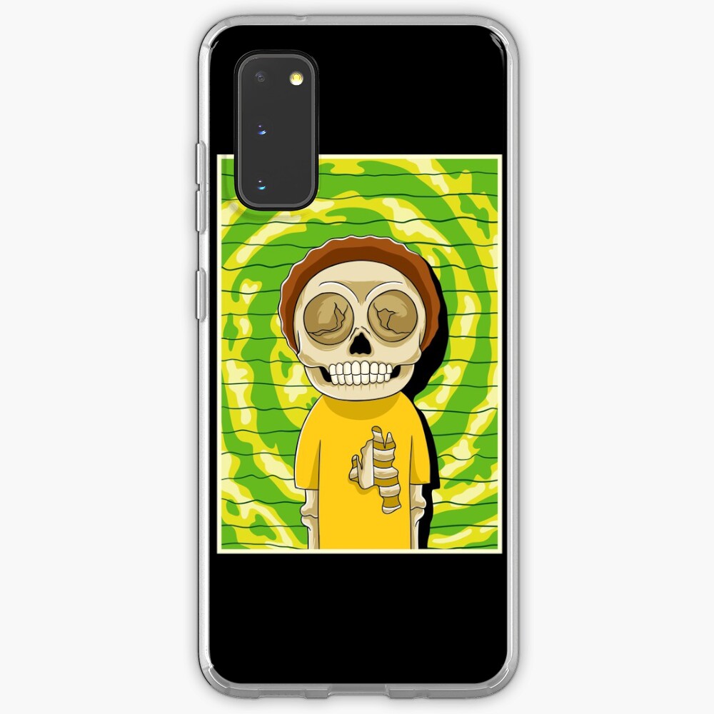morty rick and morty skull Case & Skin for Samsung Galaxy