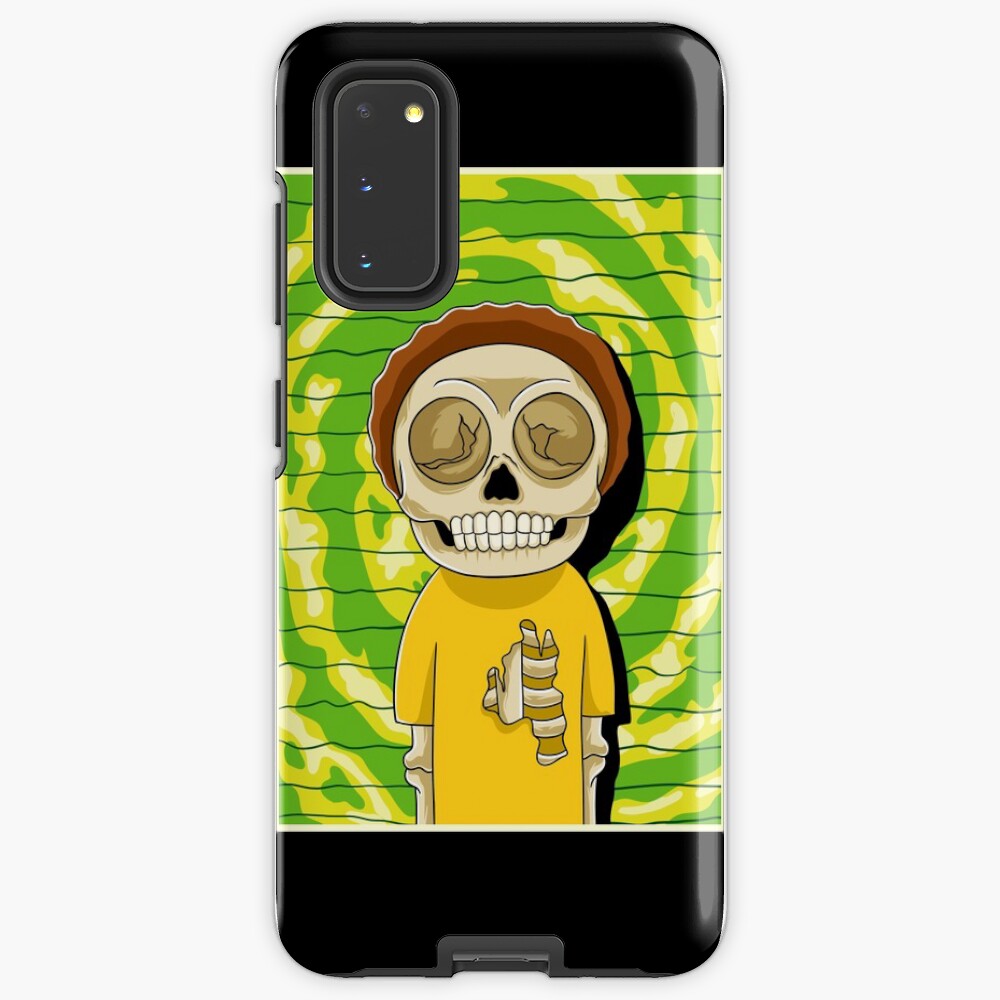 morty rick and morty skull Case & Skin for Samsung Galaxy