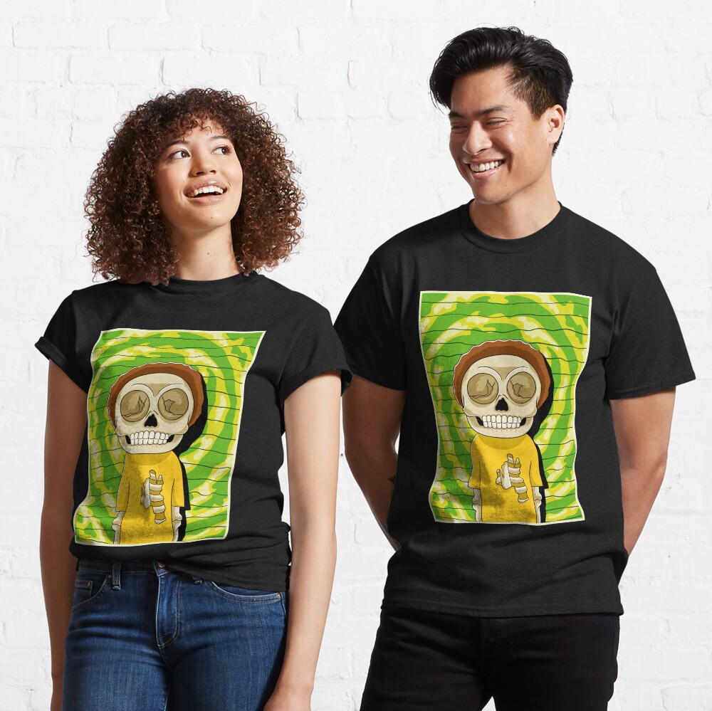 morty rick and morty skull Classic T-Shirt