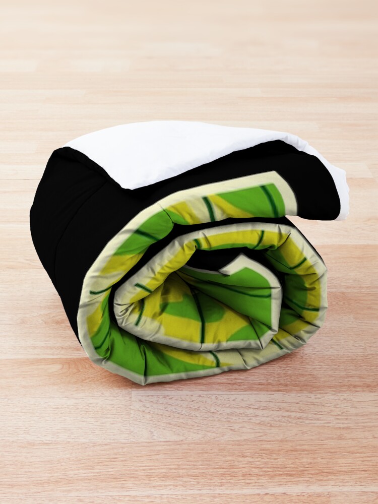 Alternate view of morty rick and morty skull Comforter