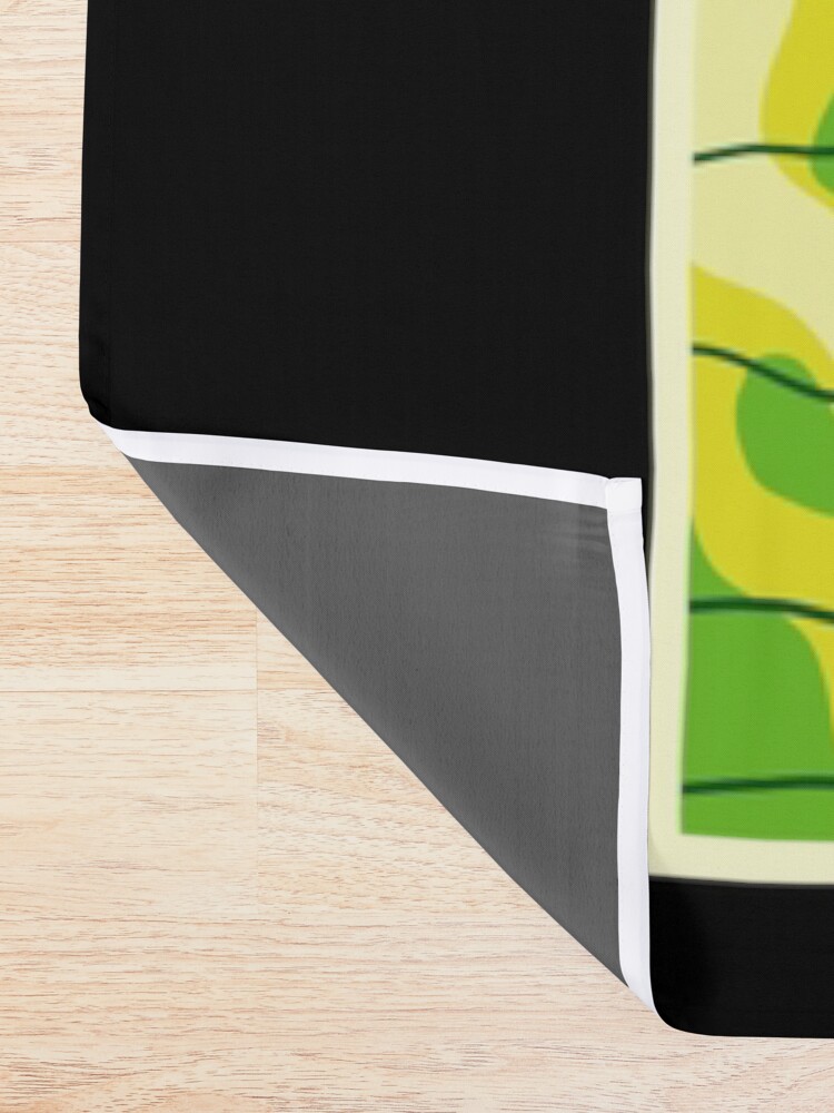 Alternate view of morty rick and morty skull Shower Curtain