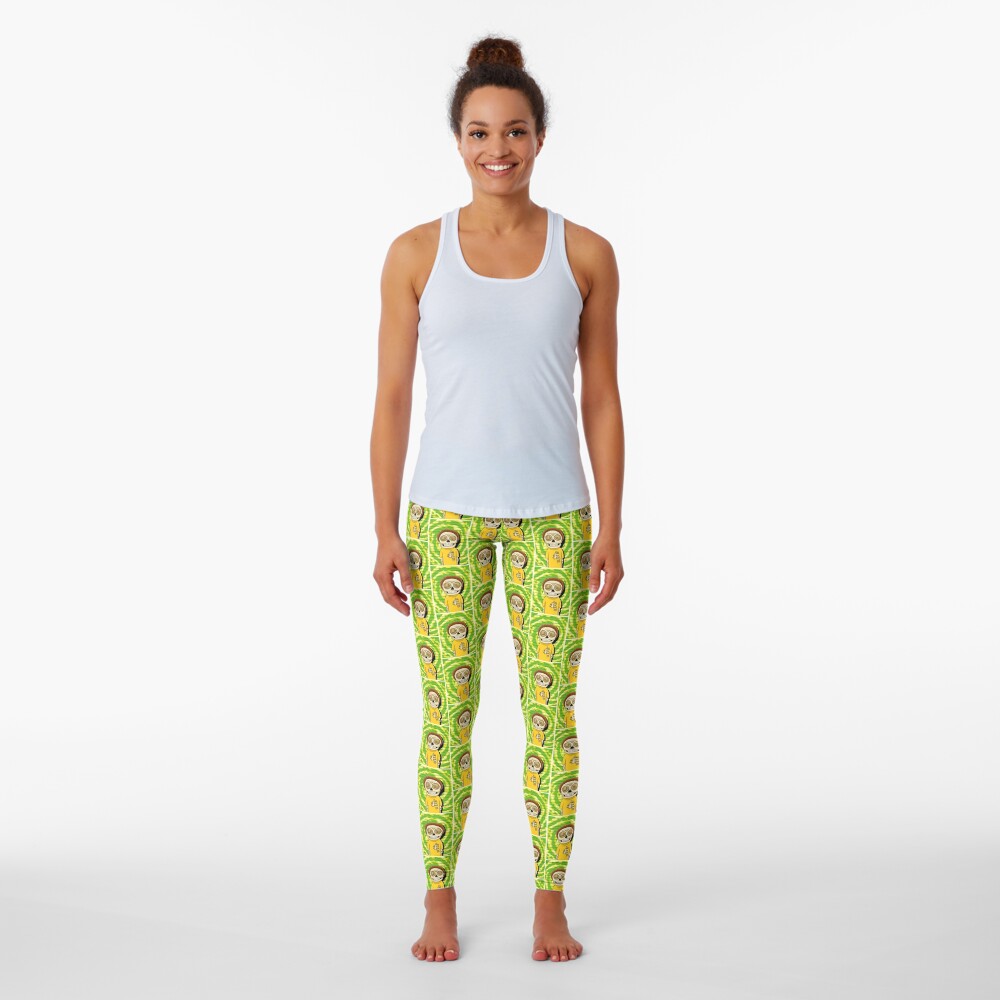 morty rick and morty skull Leggings