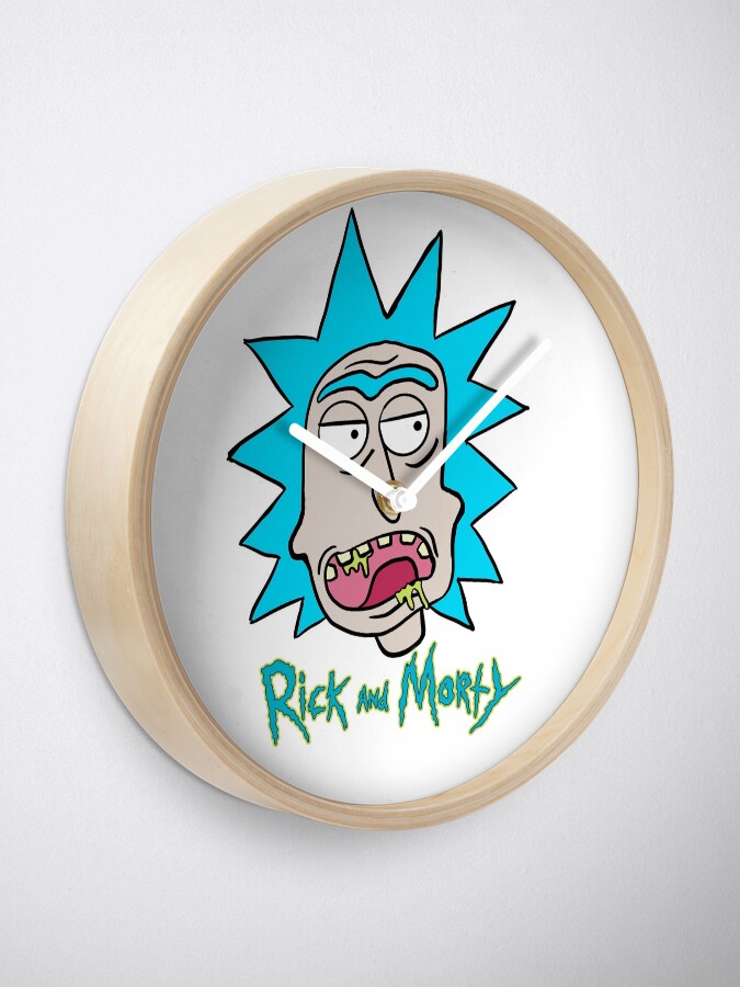 Alternate view of Slobber Rick Clock