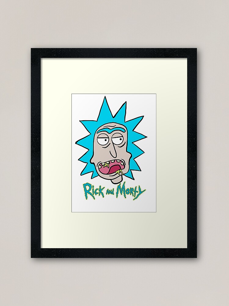 Alternate view of Slobber Rick Framed Art Print