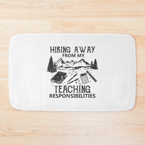 Item preview, Hiking Away From Teaching Mountain Hiker Climber designed and sold by haselshirt.