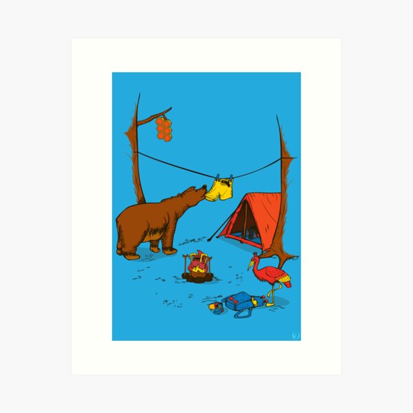 Item preview, Bear and Bird designed and sold by robo3687.