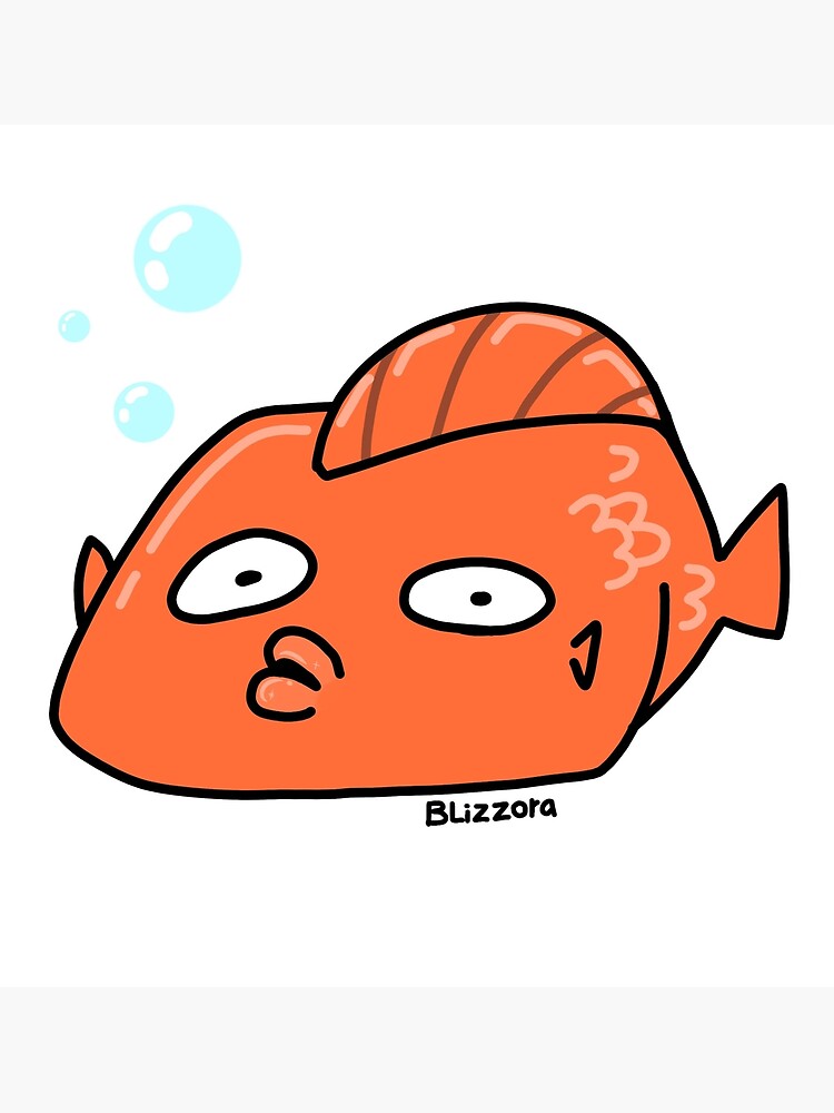 "Fish lips" Poster by Blizzora Redbubble