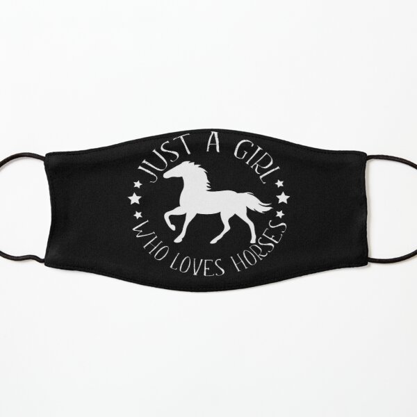 Just a girl who loves horses Kids Mask
