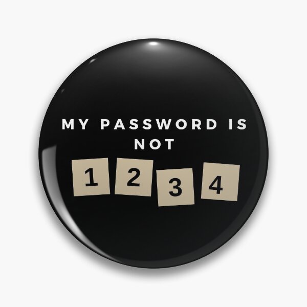 Item preview, My password is not 1234 computer joke- white designed and sold by Asatsa.