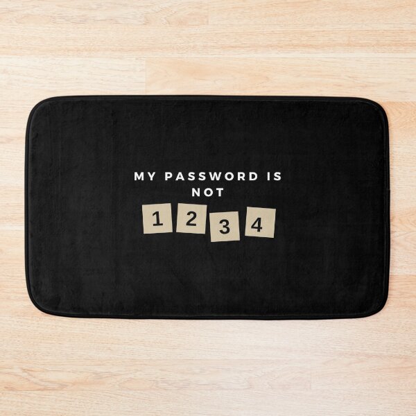 Item preview, My password is not 1234 computer joke- white designed and sold by Asatsa.