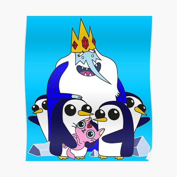 Gunter Penguin Posters Redbubble - ice king roblox