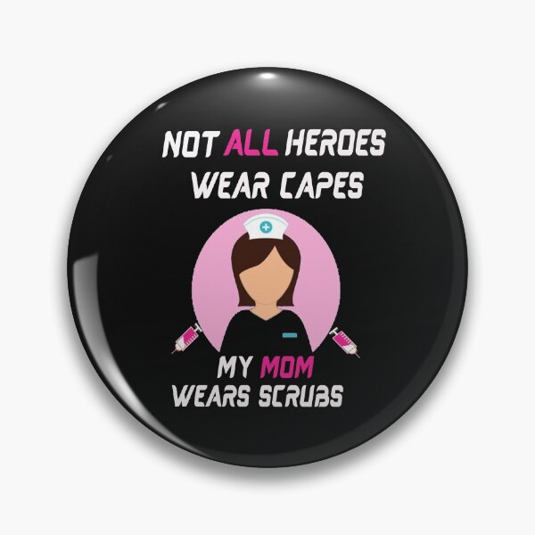 Item preview, not all heroes wear capes my mom wears scrubs Mom Gift designed and sold by Best Designer.