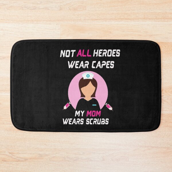 Item preview, not all heroes wear capes my mom wears scrubs Mom Gift designed and sold by Best Designer.