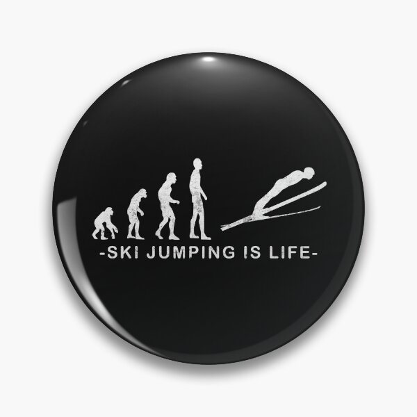 Item preview, Ski jumping evolution, ski flying gift idea designed and sold by Kuma518.