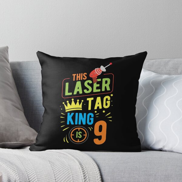 Item preview, This Laser Tag King Is 9 9th Birthday Recreational Gift designed and sold by haselshirt.