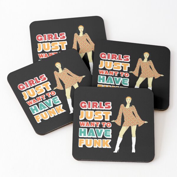Item preview, Funny 70s Inspired Girls Just Want To Have FUNk graphic designed and sold by jakehughes2015.