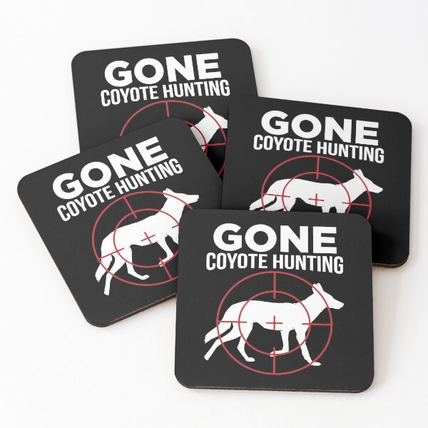 Item preview, Gone Coyote Hunting Hunter Gift design designed and sold by jakehughes2015.