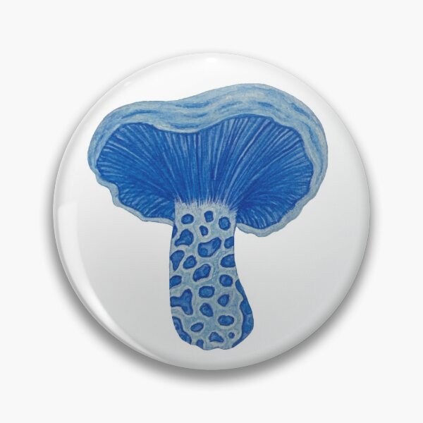 Item preview, Indigo Milkcap Mushroom Mycology Fungi Illustration designed and sold by FungiArt.