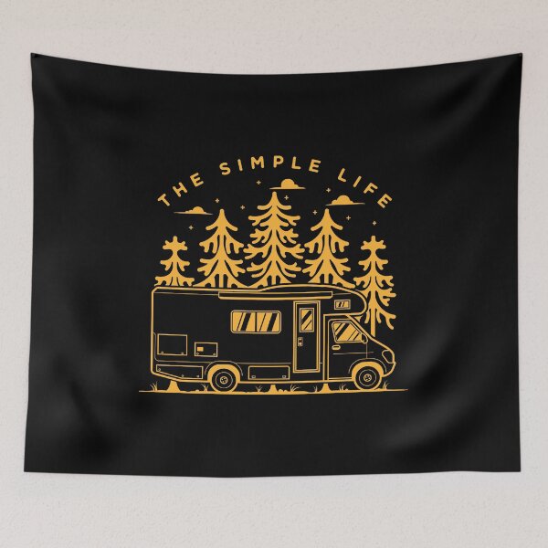 Item preview, Womens The Simple Life RV Camping V-Neck graphic designed and sold by jakehughes2015.