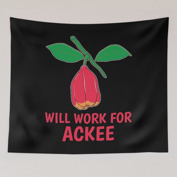 Item preview, Jamaican Food Will Work For Ackee Yardie design designed and sold by jakehughes2015.