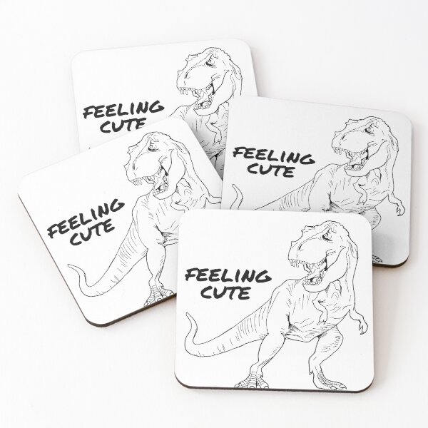 Item preview, Feeling Cute T-Rex  designed and sold by BAMundayDesigns.