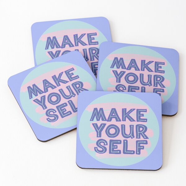 Item preview, Make yourself, inspirational quote, hand written font and design designed and sold by Zoe Jane Designs.