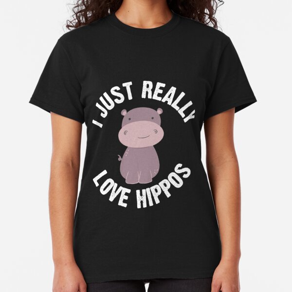 Hippos Women's T-Shirts & Tops | Redbubble