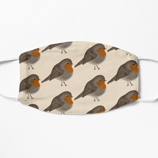 Robin Drawing Flat Mask
