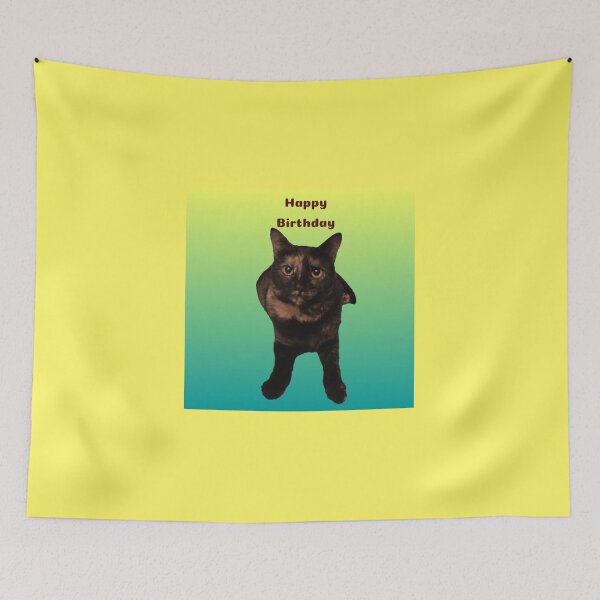 Item preview, Happy Birthday Cat designed and sold by Amanda1775.