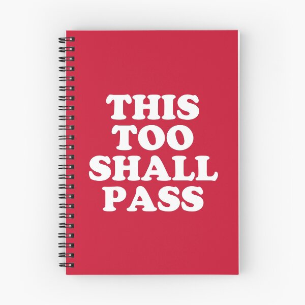 Item preview, This Too Shall Pass - Motivational Quote Red designed and sold by SalahBlt.