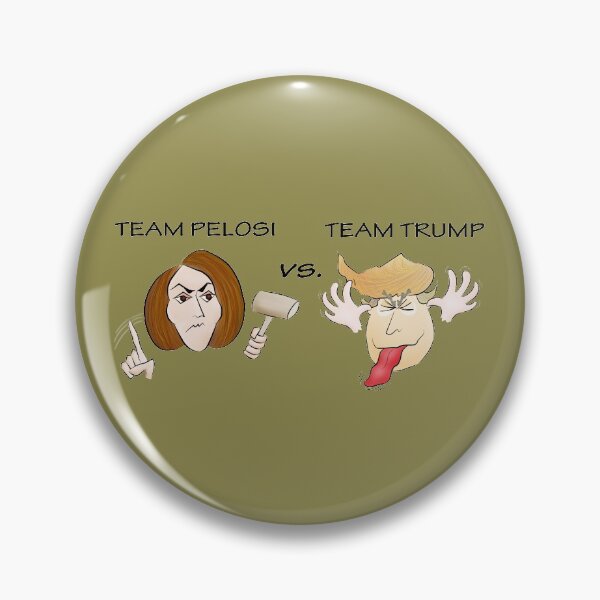 Item preview, Pelosi versus Trump: game on! designed and sold by shackledlettuce.