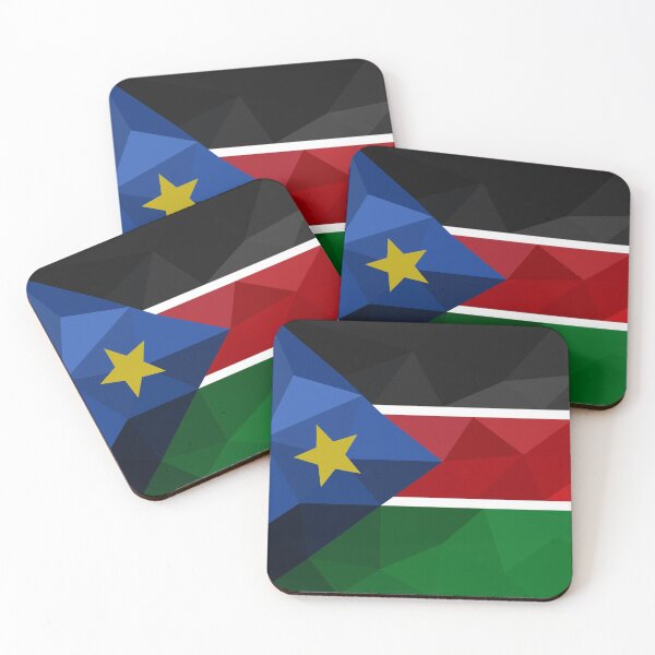Item preview, Modern Geometric South Sudan Flag Design designed and sold by OrangePoly.