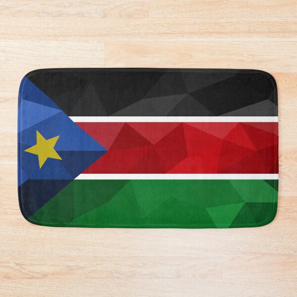 Item preview, Modern Geometric South Sudan Flag Design designed and sold by OrangePoly.