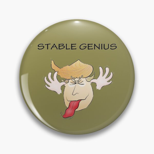 Item preview, Donald J. Trump: stable genius at work designed and sold by shackledlettuce.