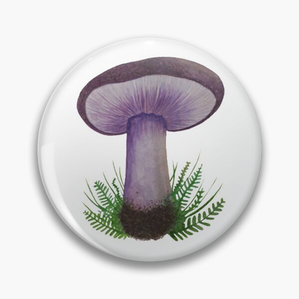 Item preview, Wood Blewit Mushroom Mycology Fungi Illustration designed and sold by FungiArt.