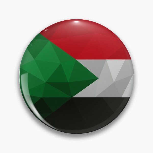 Item preview, Geometric Sudan Flag Design – Patriotic Art Print designed and sold by OrangePoly.