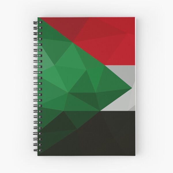 Item preview, Geometric Sudan Flag Design – Patriotic Art Print designed and sold by OrangePoly.