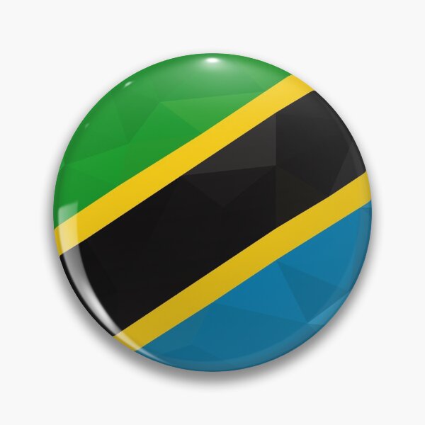 Item preview, Tanzanian Flag Geometric Design – Bold Patriotic Colors designed and sold by OrangePoly.