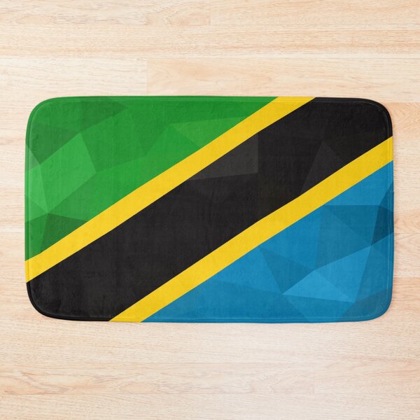 Item preview, Tanzanian Flag Geometric Design – Bold Patriotic Colors designed and sold by OrangePoly.