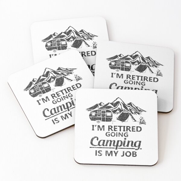 Item preview, I'm Retired Going Camping Is My Job Retirement designed and sold by haselshirt.