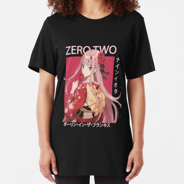 Zero Two T Shirts Redbubble - aesthetic zero two shirt roblox