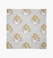 Golden Moon Pattern Scarf