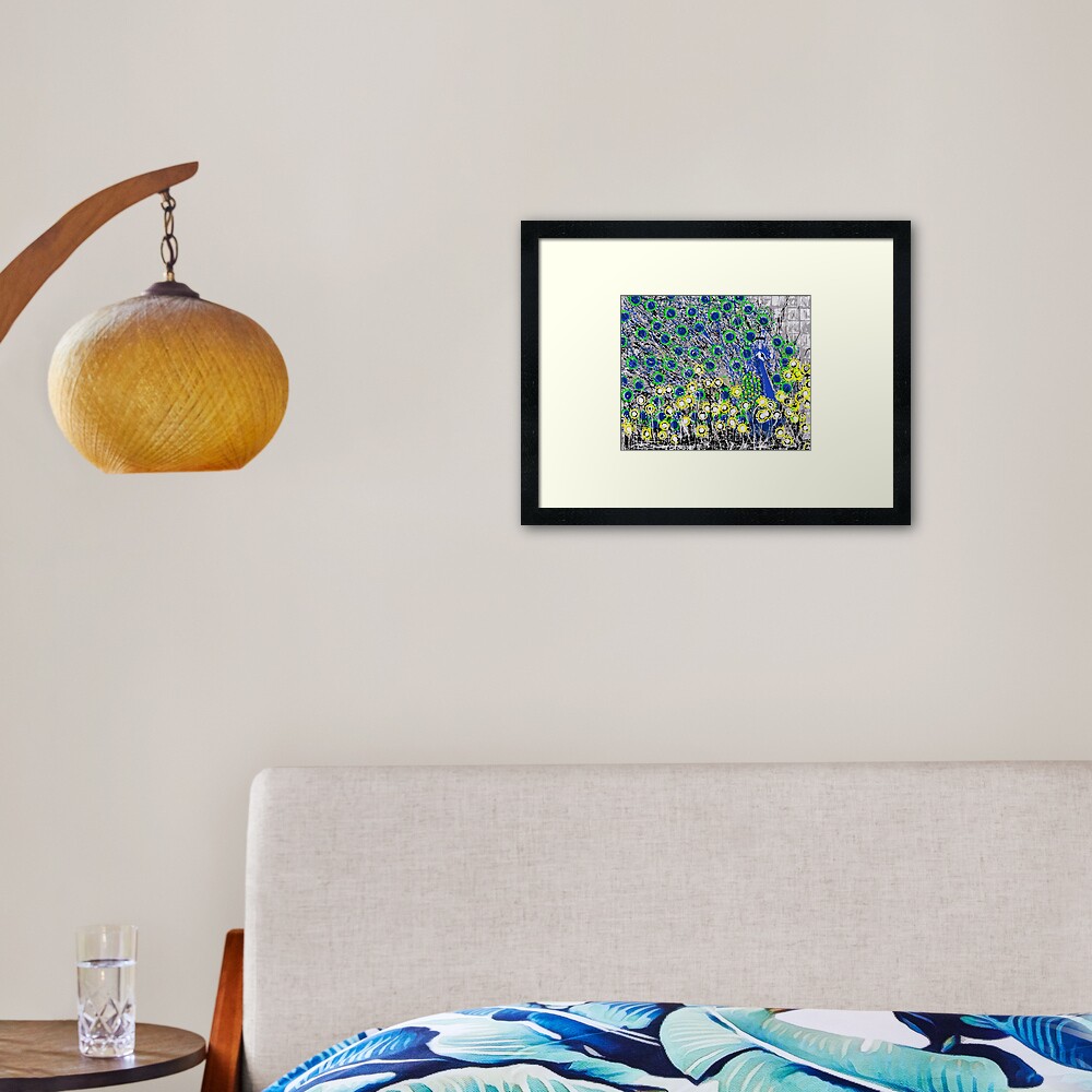 Peacock Framed Art Print